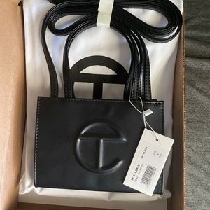 TELFAR SMALL SHOPPING BAG - BLACK